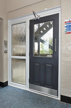 CPR1919 Solar Windows Solardor composite doors installed at West Lee for Wales & West Housing
