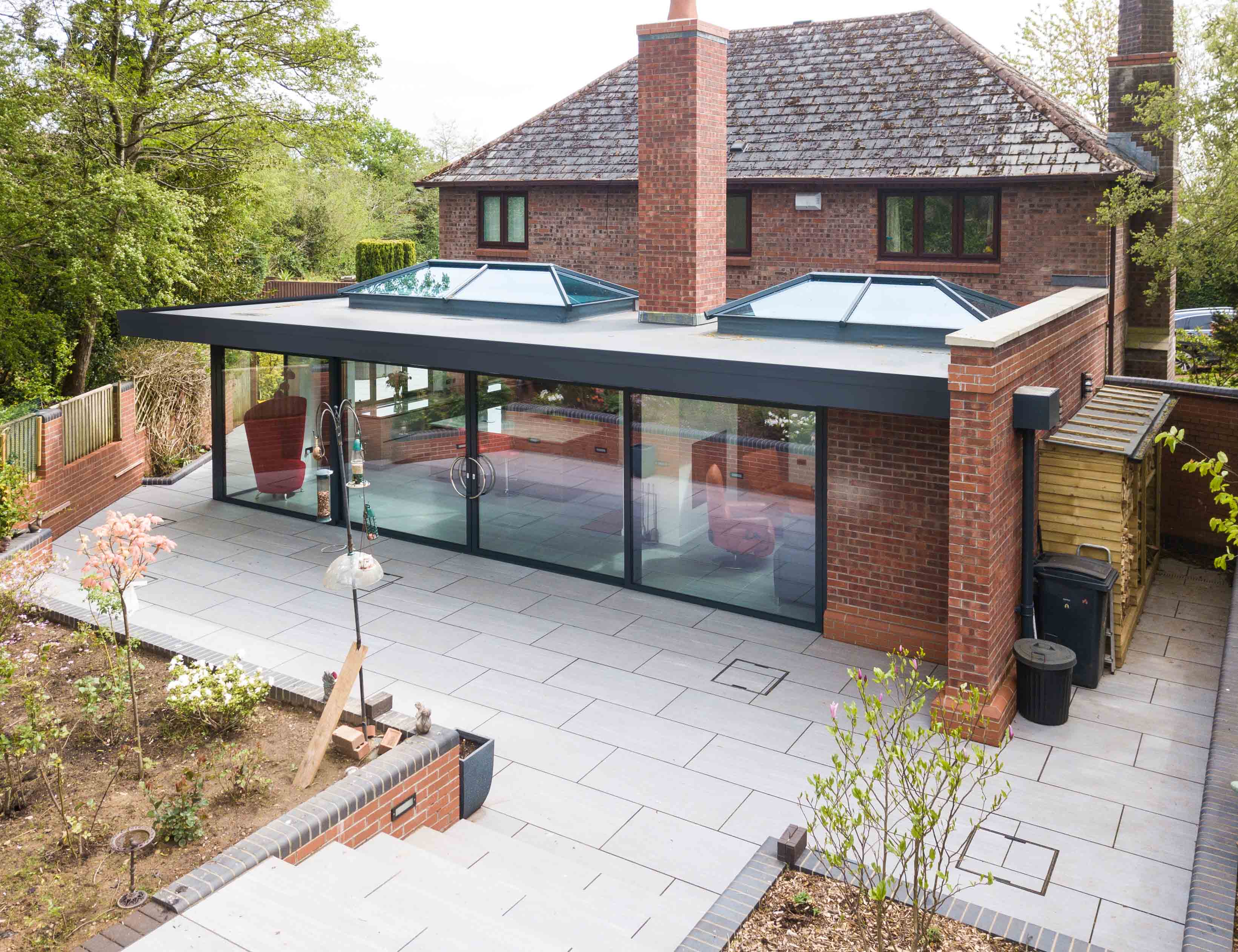 Conservatory Outlet Unveil New Flat Roof Extension Fenestra Build